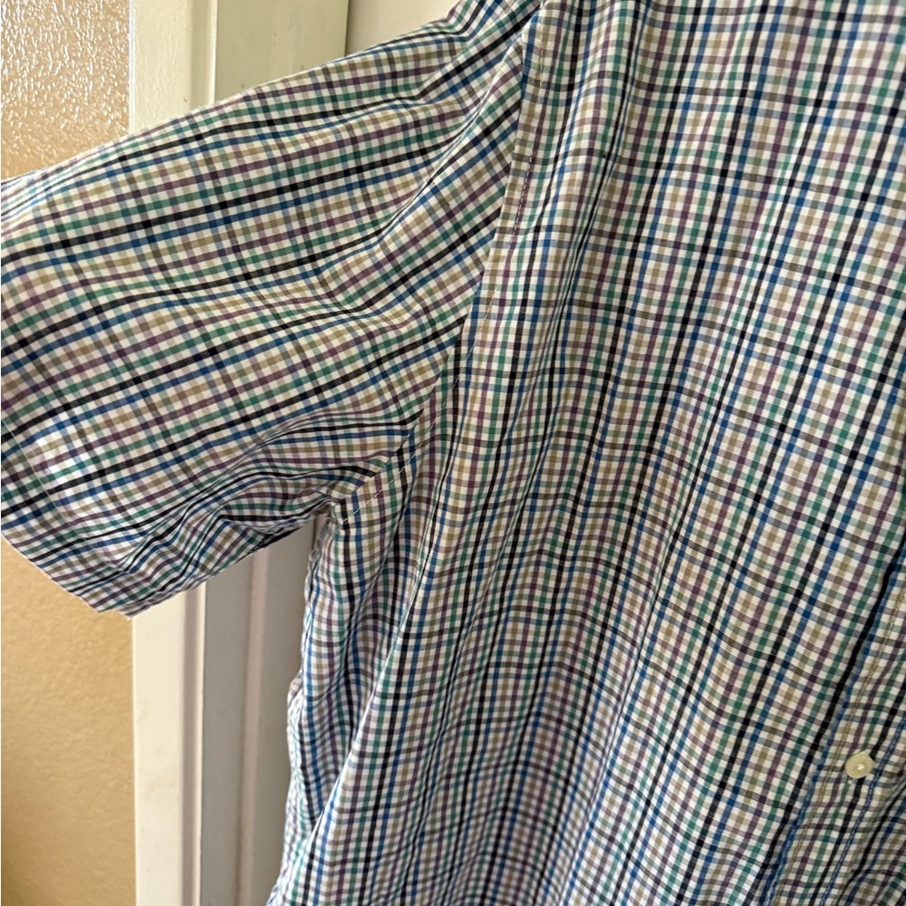 Chaps Men’s Button Down Multi Colored Plaid Shirt… - image 6